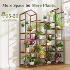 EnHomee Plant Stand Indoor Plant Stands Outdoor Tall Plant Shelf - Image 4