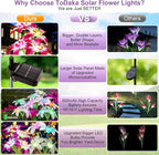 Solar Lights Outdoor Waterproof, 4 Pack Upgraded Garden Lights Solar Powered - Image 7