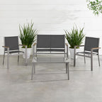 Best Choice Products 4-Piece Outdoor Textilene Patio Conversation Set, Backyard - Image 2