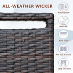 ATR ART TO REAL Outdoor Recliner, Outdoor Wicker Recliner Chair - Image 6