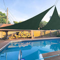 E&K Sunrise 8' x 8' x 8' Sun Shade Sail Triangle Canopy Shade Cover UV Block by EKSUNRISEINC