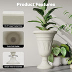 23" Tall Planters for Outdoor Plants Set of 2, Planter - Image 4