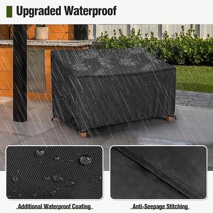 MR.COVER 4-Seater Outdoor Couch Cover Waterproof, Patio Furniture Cover - Image 4