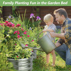 2 Pack 2x2x1ft Round Galvanized Raised Garden Bed Kits, Raised Garden Beds - Image 5
