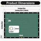 Artpuch 90% Sun Shade Cloth, 12 x 12 FT Pergola Shade Cover Canopy - Image 3