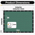Artpuch 90% Sun Shade Cloth, 10 x 14 FT Pergola Shade Cover Canopy - Image 3