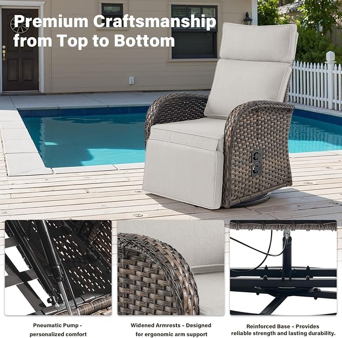 5 Piece Patio Furniture Set - Image 5