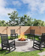Poly Lumber Rocking Chair Outdoor Set of 2 - Image 9