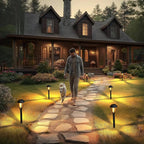 12 Pack Solar Pathway Lights Outdoor, Dusk to Dawn Solar Lights Outdoor - Image 9