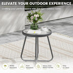 UDPATIO Patio Dining Set of 3, Outdoor Table and Chairs Set - Image 8