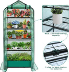Mini Greenhouse for Indoor Outdoor, 5 Tier Shelves Rack Small Green House Heavy - Image 2