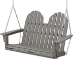 POLYWOOD Vineyard 4-Foot Porch Swing, Heavy Duty HDPE Outdoor Hanging Swing by POLYWOOD