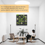 Hanging Planting Grow Bags, 25 Pockets Hanging Vertical Wall Planter Wall - Image 6