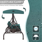 HOMREST 3 Seat Outdoor Porch Swing - Image 2
