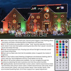 LJLNION 98.5ft Christmas Lights Color Changing - Image 3