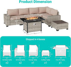 7-Piece Outdoor Patio Furniture Set - Image 2