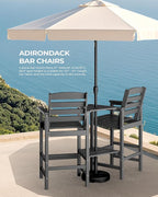 SERWALL Tall Adirondack Chairs Set of 2 - Image 9