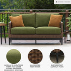 Signature Design by Ashley Horizon Hall Vintage Outdoor Nuvella Weather - Image 3