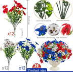 18 Pcs Artificial Fake Pansy Flowers - Image 2