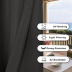 BONZER Waterproof Indoor/Outdoor Curtains - Image 4