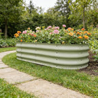 Gardmax 2 Pack Galvanized Raised Garden Bed, Lightweight Planter Boxes Outdoor - Image 7