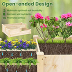 Giantex Raised Garden Bed, Wood Planter Box - Image 5