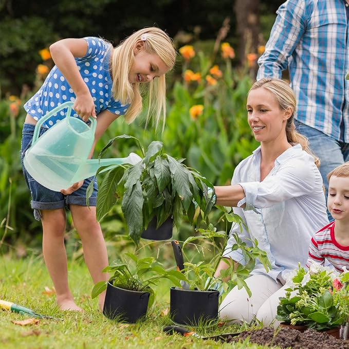 Delxo 10 Pack 15 Gallon Heavy Duty Aeration Fabric Pots Thickened Nonwoven - Image 7
