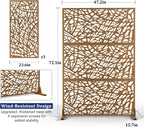 Outdoor Privacy Screen, Freestanding Privacy Fence Panels - Image 2