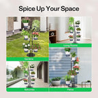VIVOSUN Metal Plant Stand, 6-Tier Tall Vertical Planter Tower - Image 7