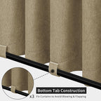 Easy-Going Linen Look Outdoor Curtains Waterproof Windproof Porch Curtains - Image 4