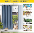 NICETOWN 2 Panels Outdoor Curtains - Image 3