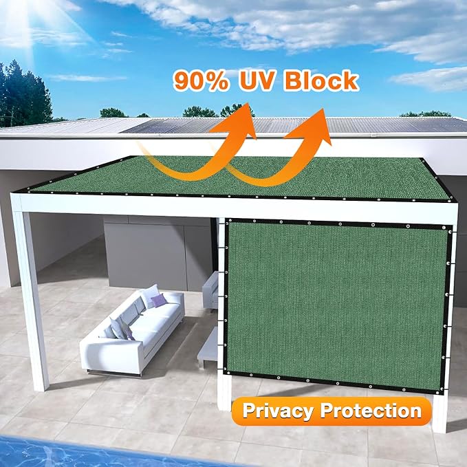 Artpuch Outdoor Pergola Shade Cover 16' X 20' Sun Shade Cloth - Image 3