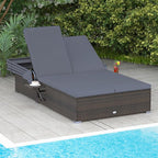 RELAX4LIFE Outdoor Rattan Daybed w/Canopy - Image 2