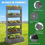 Wooden Vertical Raised Garden Bed, 5 Tier Garden Planters Raised Beds - Image 8