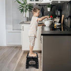 Delxo Folding Step Stool for Kids and Adults, 15-Inch Extra Wide 9 Inch Height - Image 3