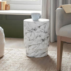 Christopher Knight Home Parson Patio Lightweight Concrete Round Coffee Table - Image 5