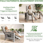 IDEALHOUSE Wicker Outdoor Recliner Reclining Patio Chairs - Image 6