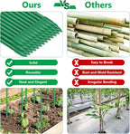 Lezmarket 80 Pack Garden Stakes, Plant Support Stakes, DIY 4ft 5ft 6ft 7ft - Image 4