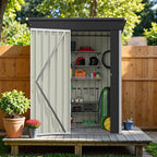Greesum 5×3 FT Outdoor Storage Shed, Metal Storaged Sheds Without Floor - Image 8
