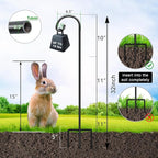 FEED GARDEN Adjustable 32 Inch Small Shepherd Hooks - Image 2