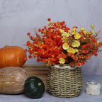 16 Bundles Artificial Plants Outdoor Fake Fall Flowers Mums - Image 7