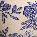 Chinoiserie Ceramic Plant Pot for Garden Decor, 6.29in Rustic Farmhouse Planter - Image 5