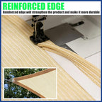 ShadeMart 12' x 12' Beige Sun Shade Sail UPF50 Square Canopy Fabric Cloth Screen - Image 5