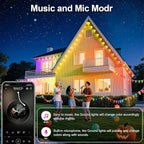 200FT Permanent Outdoor Lights for House Waterproof, IP67 LED Eave Lights - Image 5