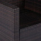 Outsunny 4 Piece Wicker Patio Furniture Set - Image 7