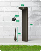 EDISHINE Low Voltage Pathway Lights Wired, 3000K 3.2W 50, 000Hrs Waterproof LED - Image 7