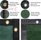 UPGRADE Privacy Fence Screen 4'x5' Dark Green Outdoor 90% Visibility Blockage - Image 5
