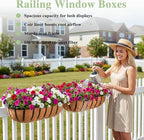 36 Inch Railing Planter Window Box Deck Balcony Rail Planter - Image 2