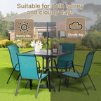 TLSUNNY Patio Dining Set 5 Pieces, All Weather Outdoor Furniture W/30"X 30" - Image 7