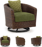 Signature Design by Ashley Horizon Hall Casual Outdoor Weather Resistant Swivel - Image 6